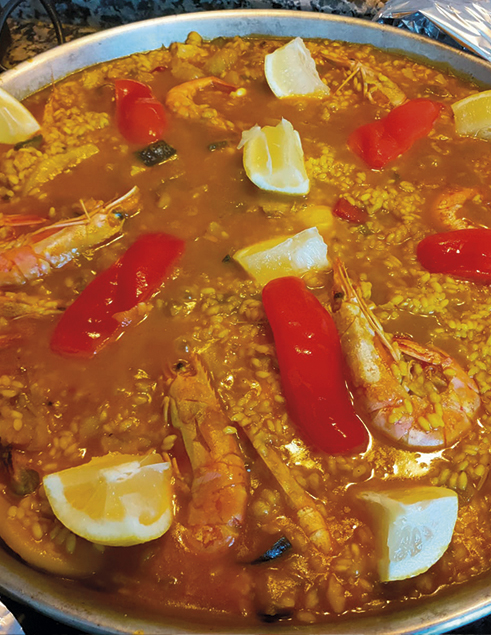 Paella de marisco Catering El Rancho